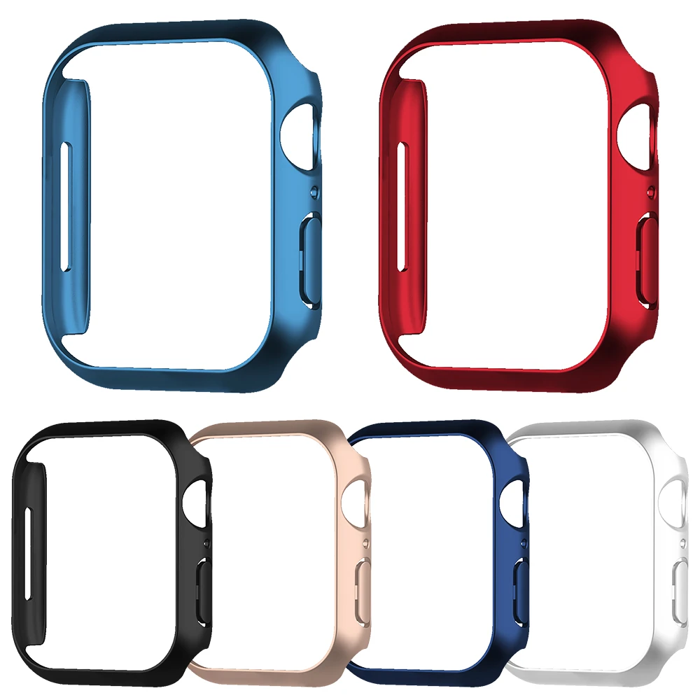 Top Trends: Matte Hard Bumper For Apple Watch Series 9 8 7 Case 45mm 41mm PC Protective Cover For Iwatch Men / Women Frame Shoppable Styles