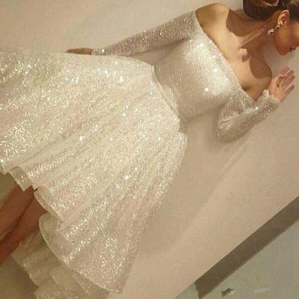 Top Trends: Ivory Ball Gown Graduation Dresses Shiny Sequined Off Shoulder Short Cocktail Vestidos Women Prom Party Gowns Homecoming Dress Shoppable Styles