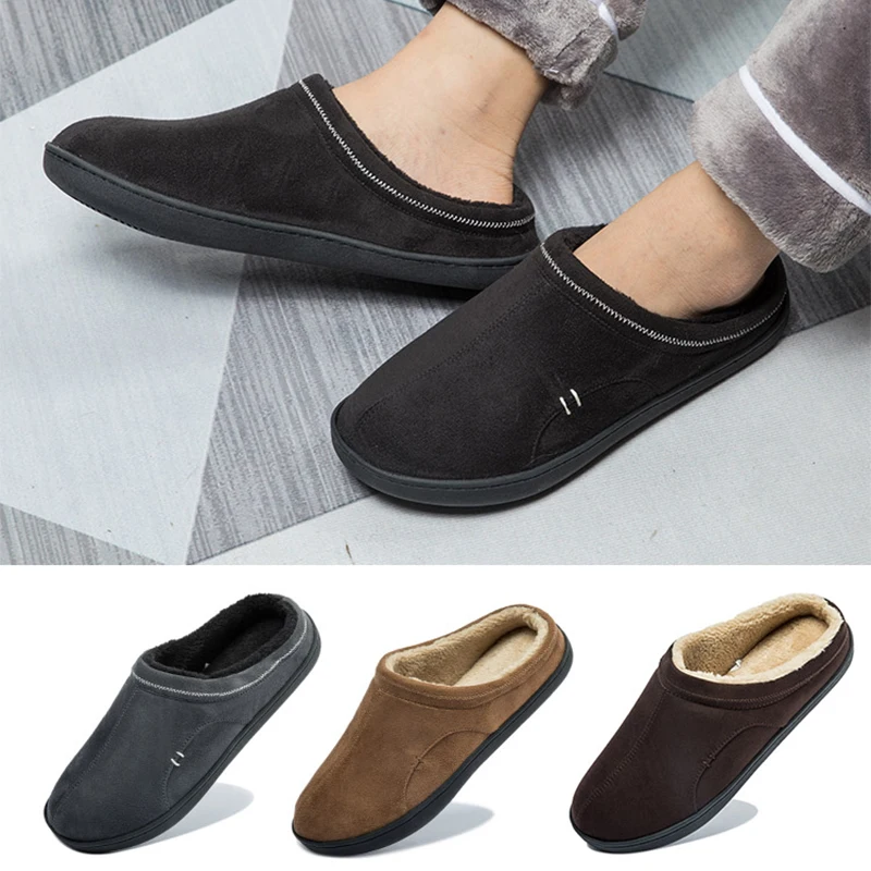 Top Trends: New Men&#039;s Slipper Solid Color Autumn And Winter Home Soft Slipper Bedroom House Shoes Flat Heel Casual Shoes Men Zapatilla Mujer Shoppable Styles