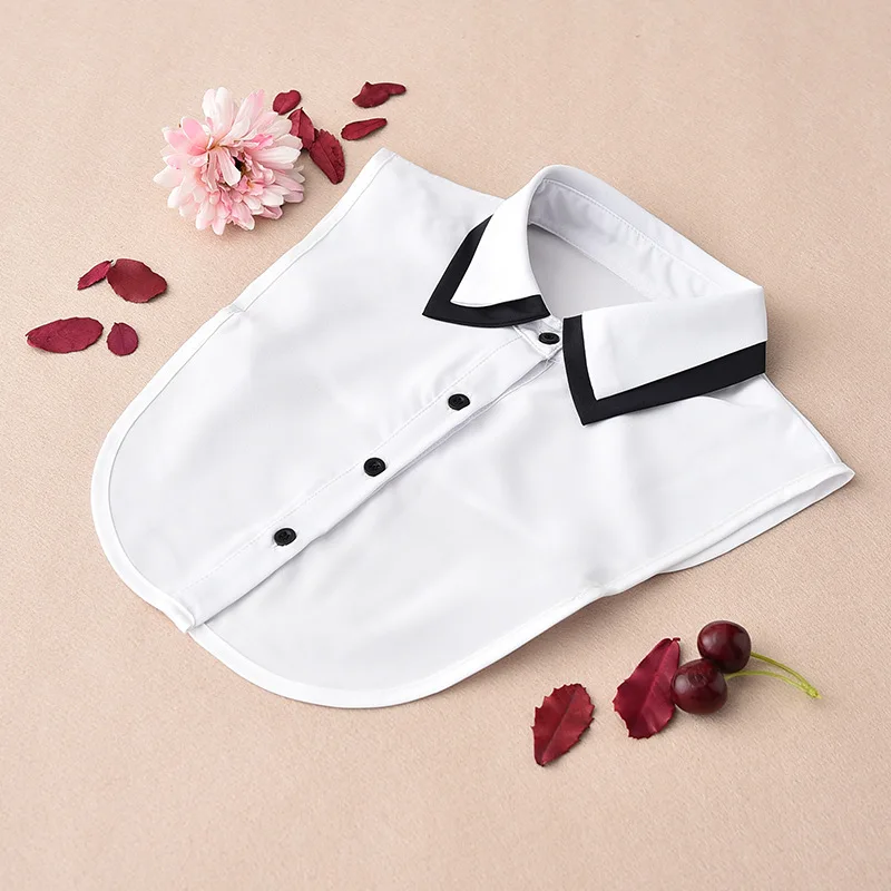 Top Trends: False Collar Woman Stylish Blouse Detachable Collar Lace Fake Turtle Neck Shirt False White Ladies Collars Fake Shirt Collar Shoppable Styles