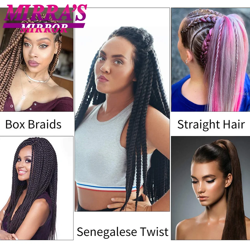 Top Trends: Corlorful Synthetic Jumbo Braids Hair Extensions 28 Inch Braiding Hair Pre Stretched Yellow Blue Green Red Pink Purple Braids Shoppable Styles - Image 5