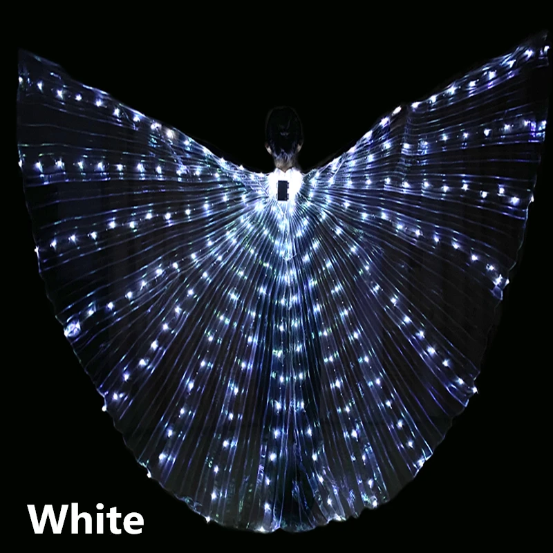 Top Trends: Belly Led Dance Wings Isis Wings Led Glow Belly Dance Gadgets Wings Costume Butterfly Wings Adult With Adult Children&#039;s Sticks Shoppable Styles