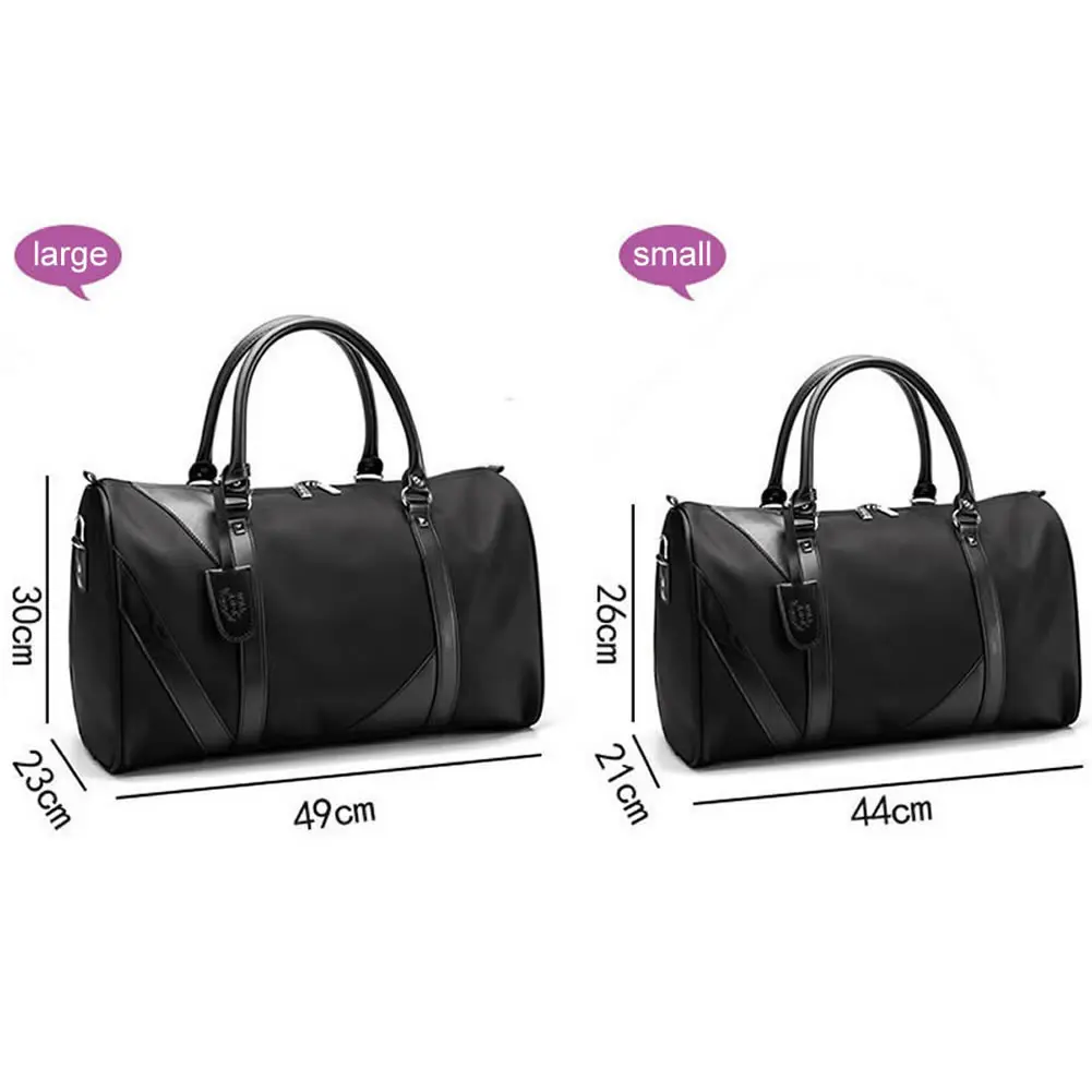 Top Trends: Original GNWXY Men Business Travel Bag Solid Black Color Handbag Fitness Storage Bag Male Female Overnight Luggage Shoulder Bag Shoppable Styles - Image 4