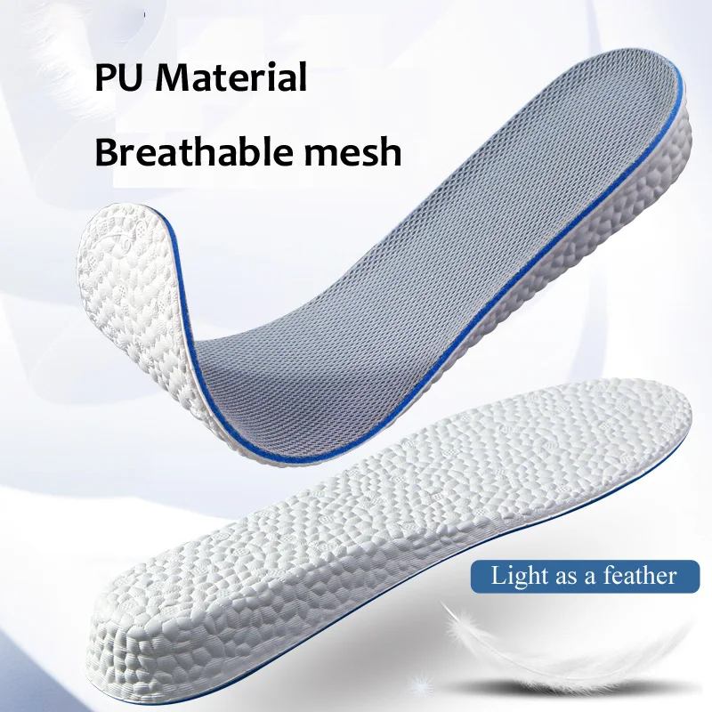 Top Trends: Invisible Height Increase Insoles High Elasticity Soft Breathable Sport Sole Pad For Unisex Shock Absorption Cushion Shoppable Styles - Image 4