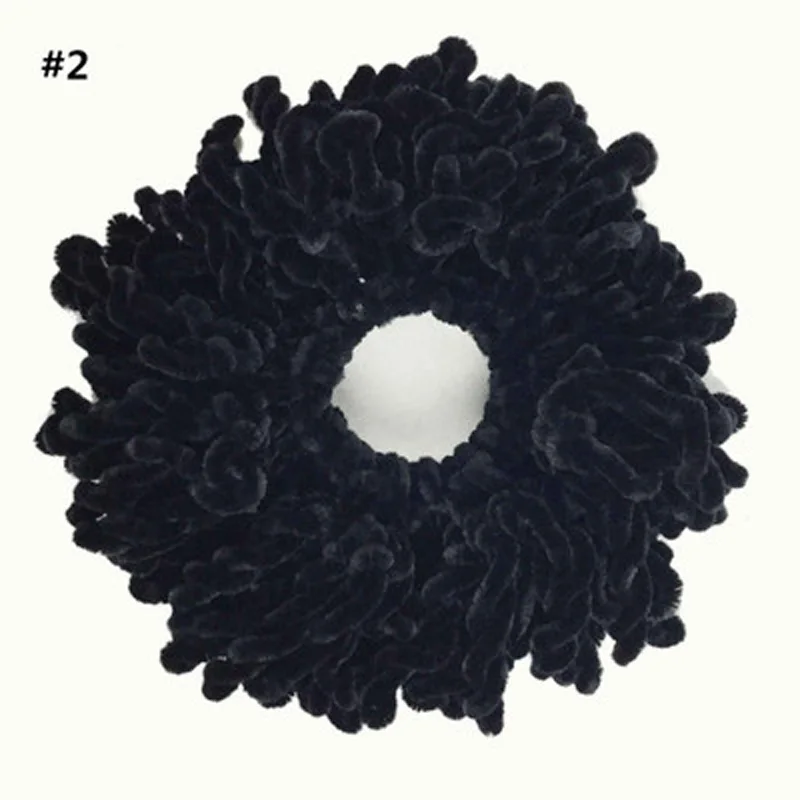 Top Trends: 1pcs High Quality Muslim Headwear Scrunchie Hijab Plain Big Hair Ring Tie Bun Clip Hijab Scarf Hair Band Shoppable Styles - Image 3