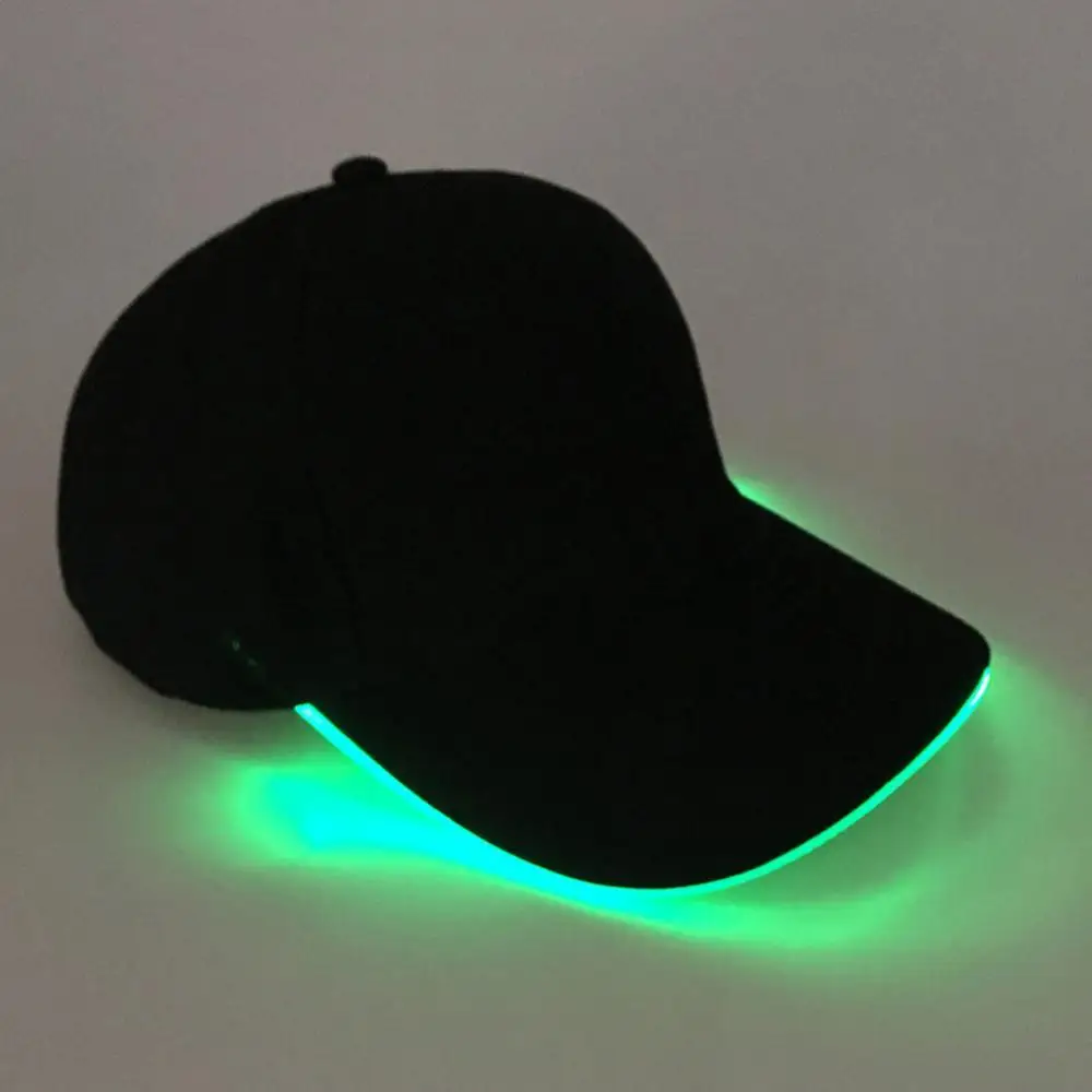 Top Trends: Fashion Unisex Hat LED Luminous Baseball Hat Christmas Party Peaked Cap Sports Caps In Summer Women Men Hat Shoppable Styles