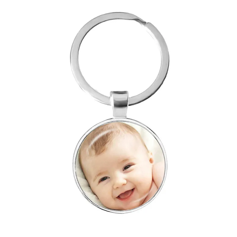 Top Trends: Personalized Custom Keychain Photo Mum Dad Baby Children Grandpa Parents Custom Designed Photo Gift For Family Anniversary Gift Shoppable Styles