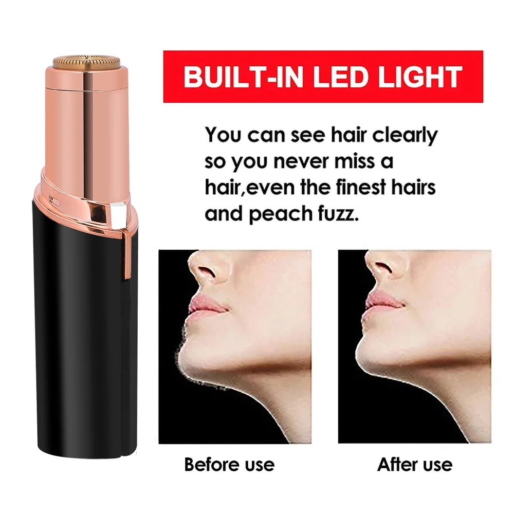 Top Trends: 2022 Epilator Face Hair Removal Lipstick Shaver Electric Eyebrow Trimmer Women's Hair Remover Mini Shaver Epilator For Women Shoppable Styles - Image 5