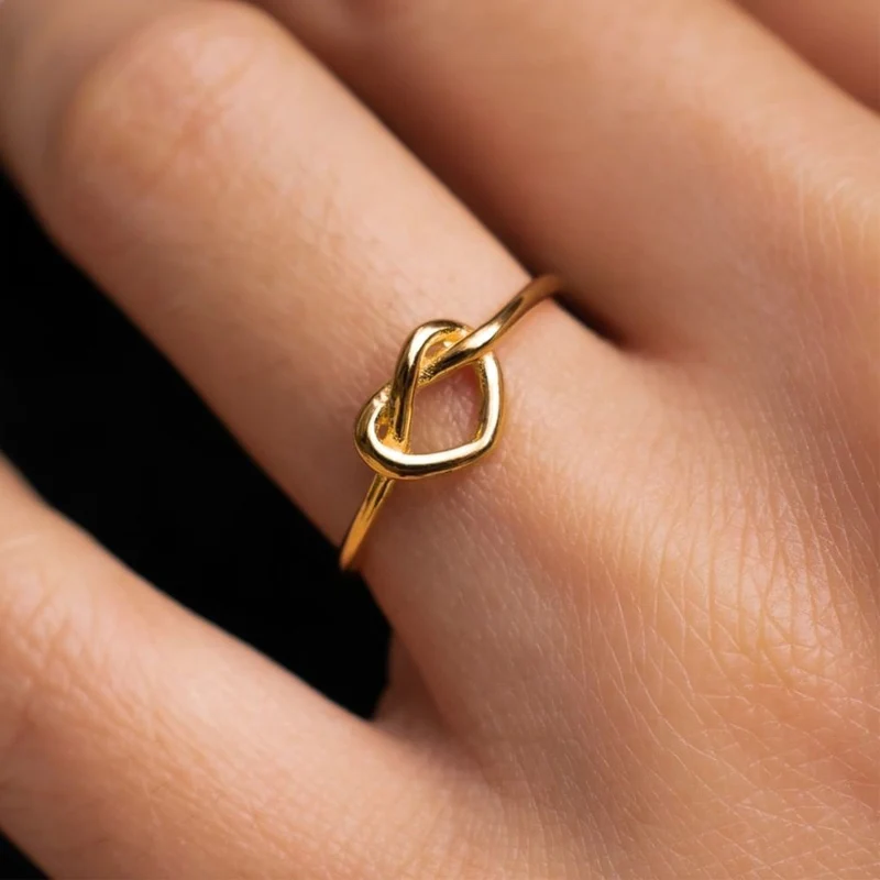 Top Trends: Stainless Steel Rings For Women Gold Color Couple Heart Ring 2024 Trend New In Wedding Aesthetic Luxury Jewelry Anillos Mujer Shoppable Styles