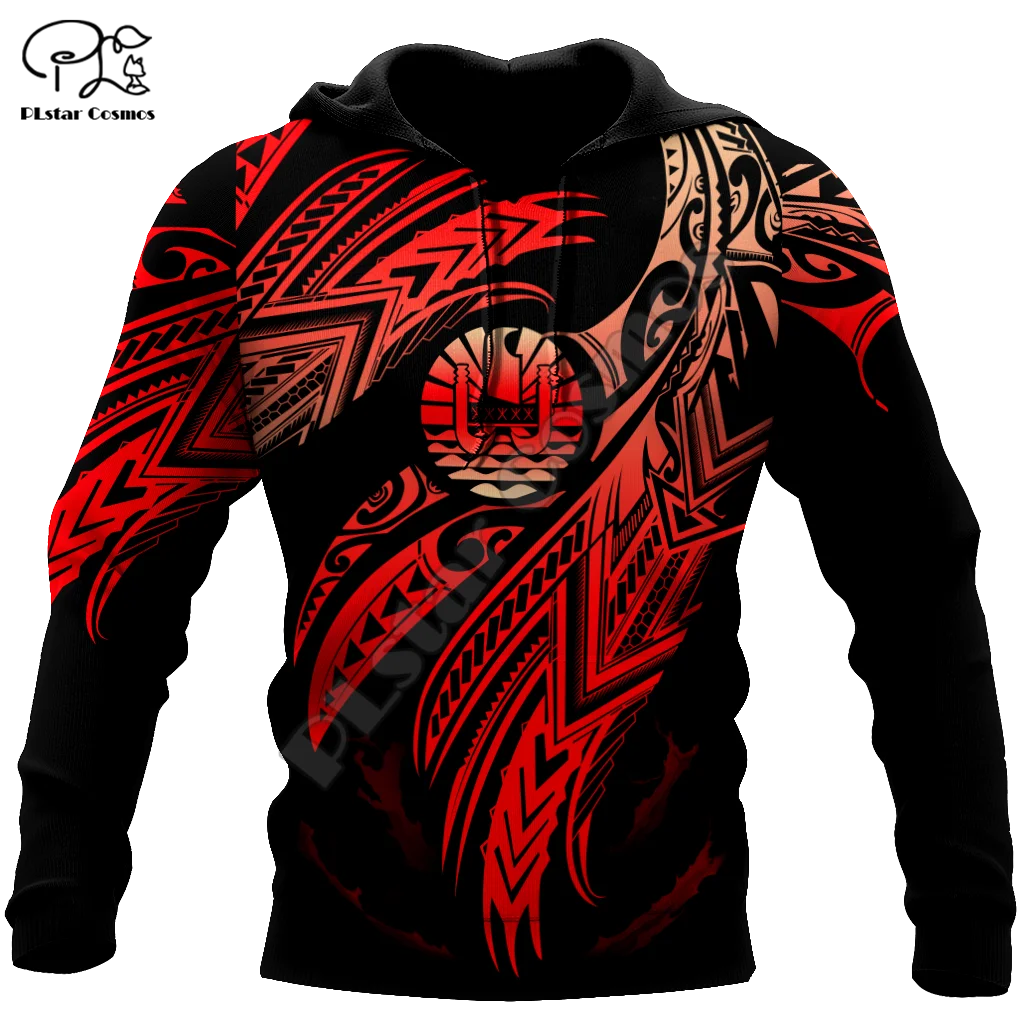 Top Trends: NewFashion French Polynesia Art Tahiti Country Flag Tribal Culture Retro Tracksuit 3DPrint Men / Women Autumn Colorful Hoodies B34 Shoppable Styles