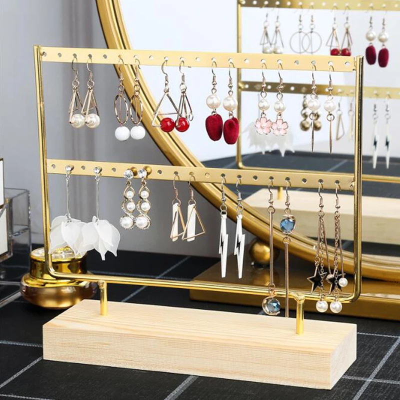 Top Trends: New Steel Stand For Earrings Pendants Bracelets Jewelry Display Stud Earrings Holder Jewellery Rack 3 Colors Shoppable Styles