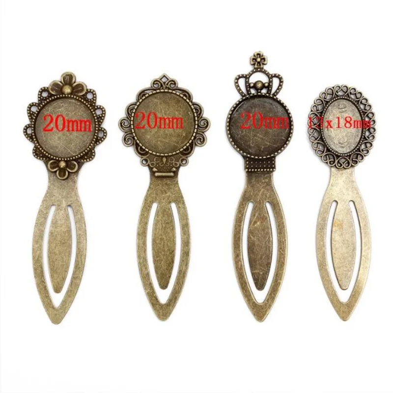 Top Trends: 10pcs Antique Bronze Cabochon Base Bezel Trays Bookmark Glass Pendant Setting Dome For DIY Charm Punk Jewelry Making Accessories Shoppable Styles