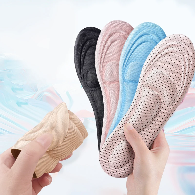 Top Trends: NAFOING 4D Memory Foam Insoles For Feet Man Women Sneakers Breathable Deodorant Running Cushion Shoe Arch Support Pad Sole Shoppable Styles