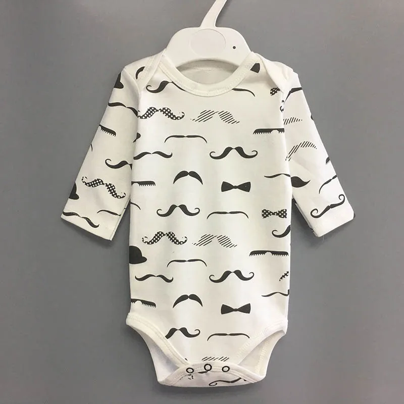 Top Trends: Unisex Top Quality Baby Rompers Long Sleeve O-Neck 0-24M Novel Newborn Boys&Girls Roupas De Bebe Baby Girl Clothes Shoppable Styles