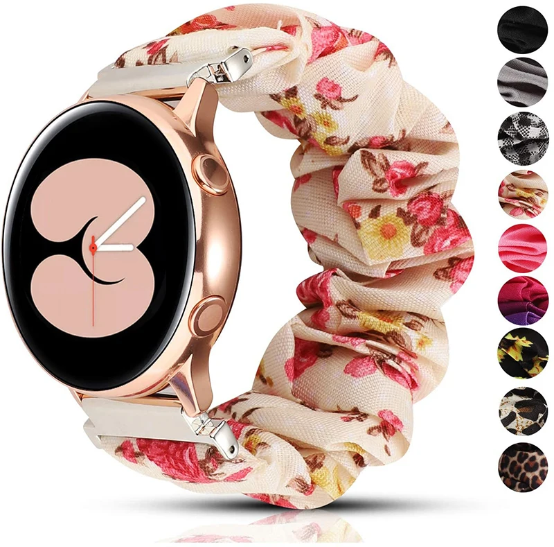 Top Trends: Elastic Nylon Loop Strap For Samsung Galaxy Watch 4 40mm 44mm Band Scrunchies Bracelet For Samsung Galaxy Watch4 Classic 42 / 46mm Shoppable Styles