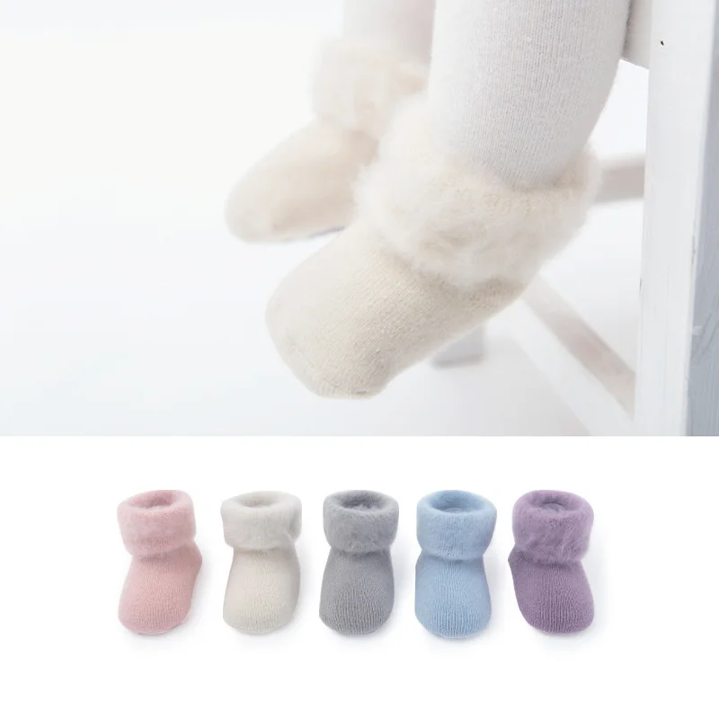 Top Trends: 2020 New Baby Socks Winter Thick Warm Socks Newborn Boys Girls Baby Non-slip Baby Foot Sock Shoppable Styles