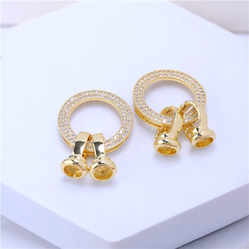 Top Trends: JUYA Cubic Zirconia Fastener Clasps Connectors Accessories For Fashion Jewelry Making DIY Handmade Jewelry Findings Supplies Shoppable Styles