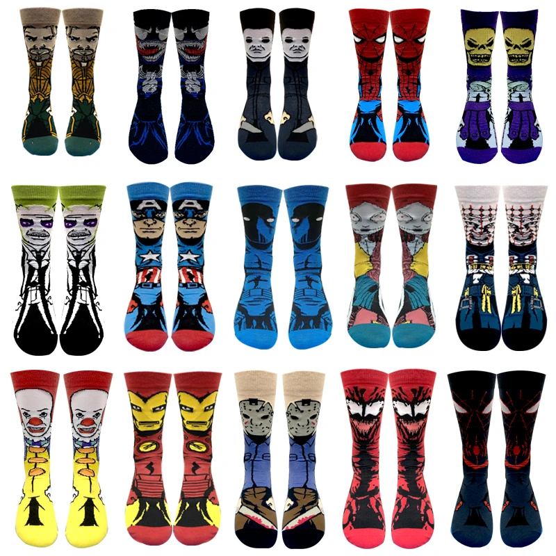 Top Trends: Fashion Men's Funny Socks Casual Women's Personality Anime Socks Cartoon Long Sock Skarpety High Quality Cosplay Calf Adult Sock Shoppable Styles