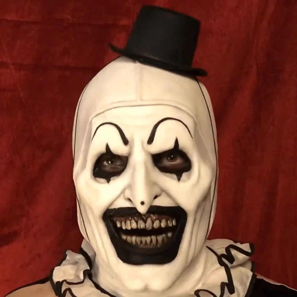 Top Trends: Joker Latex Mask Terrifier Art The Clown Cosplay Masks Horror Full Face Helmet Halloween Costumes Accessory Carnival Party Props Shoppable Styles