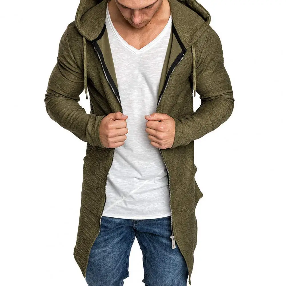 Top Trends: Spring Autumn Jackets For Men Hooded Trench Teen Casual Slim Solid Windbreaker Jacket Zipper Thin Coat Vкуртка зимняя мужская Shoppable Styles