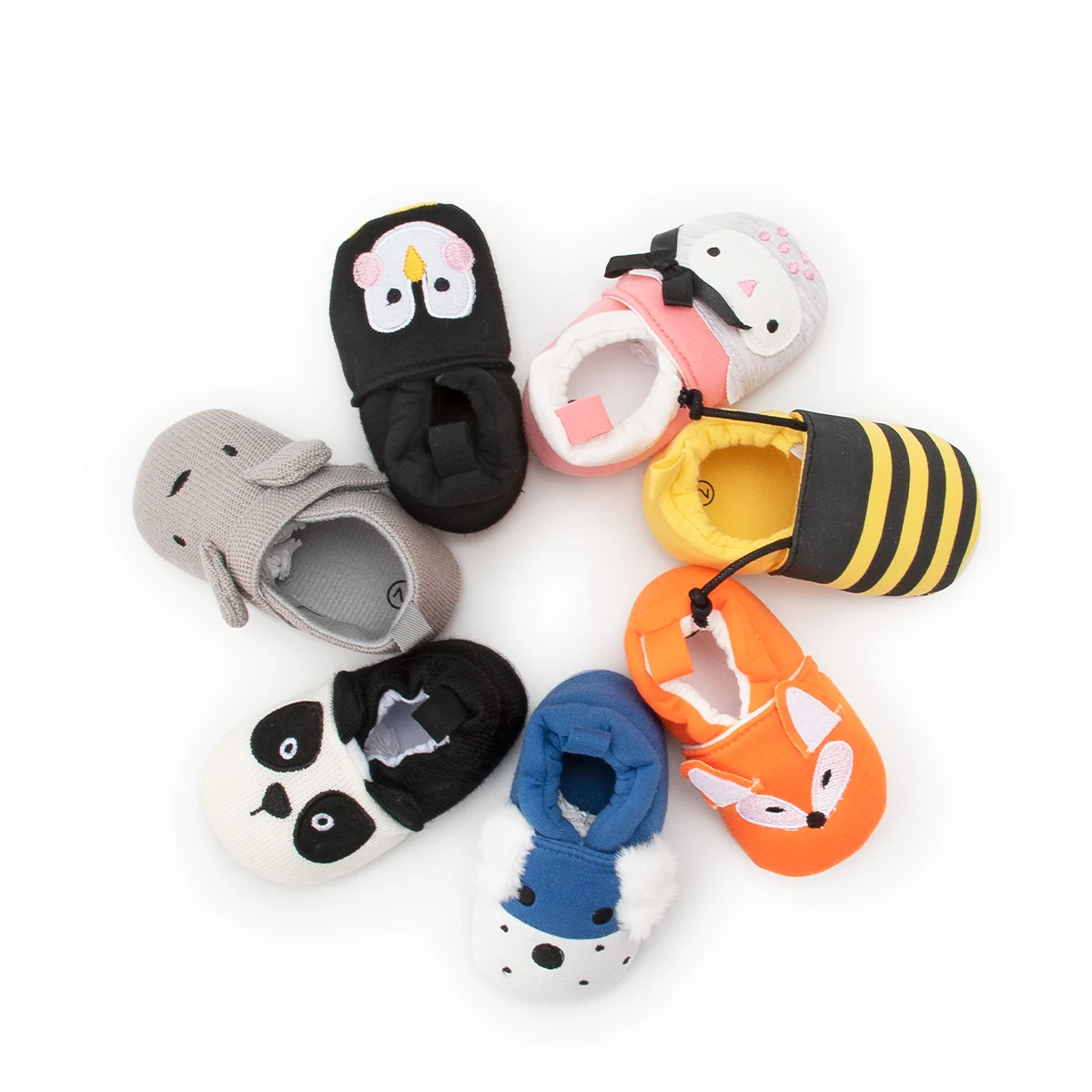 Top Trends: 2020 Baby Shoes New Arrival Toddler Newborn Baby Boys Girls Infant Cartoon Soft Sole Non-slip Cute Warm Animal Crib Shoes Shoppable Styles