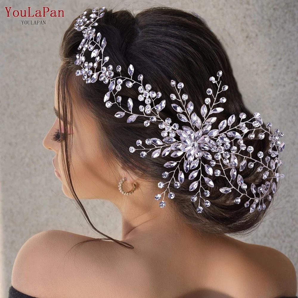 Top Trends: TOPQUEEN HP242 Bridal Headband Wedding Hair Accessories Bridal Headpiece Rhinestone Woman Headdress Bridesmaid Headwear Gift Shoppable Styles