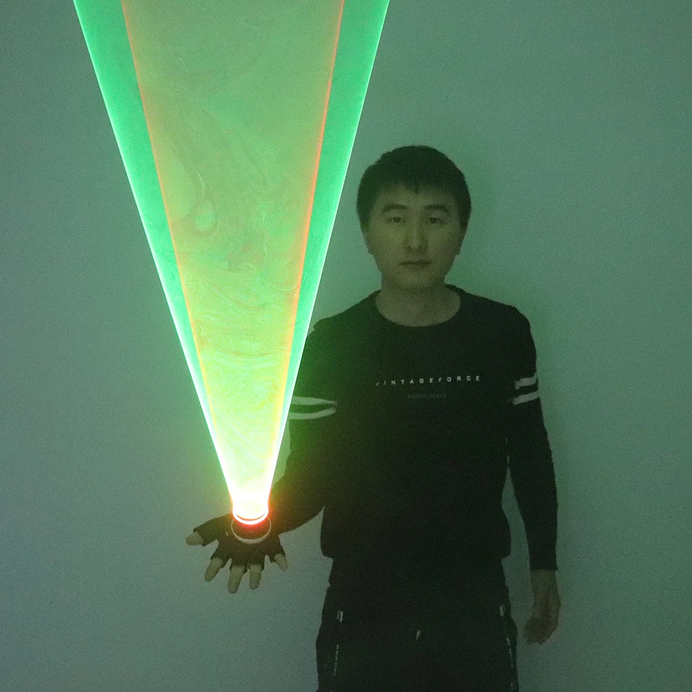 Top Trends: Green Red Laser Vortex Gloves Auto Rotating Vortex Laser Glove Palm Gyroscope Gloves Light Up Birthday Party Laser Show Shoppable Styles