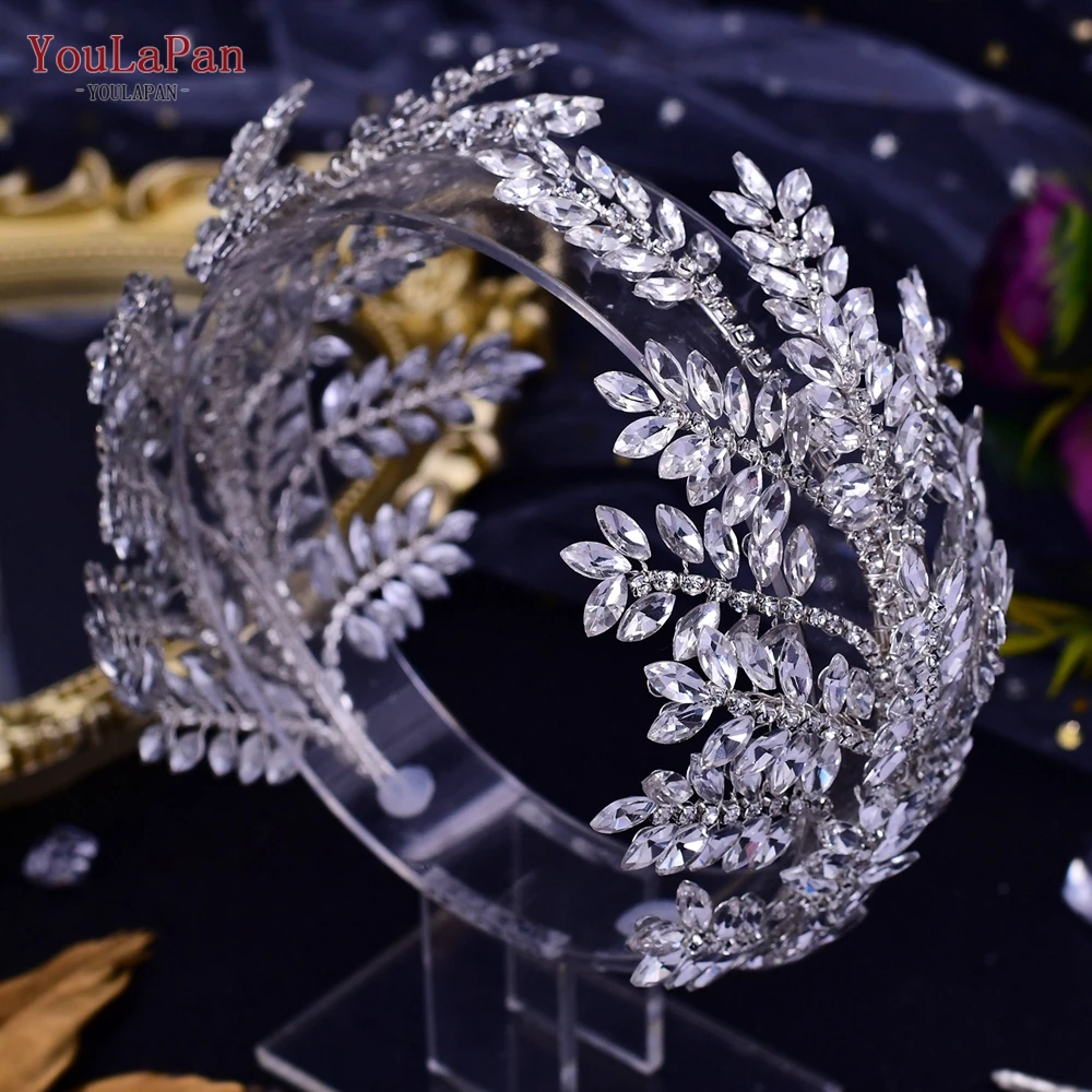 Top Trends: TOPQUEEN HP418 Fashion Bridal Headband Crystal Headwear Women Hair Accessories Rhinestone Bride Crown Wedding Pageant Headdress Shoppable Styles