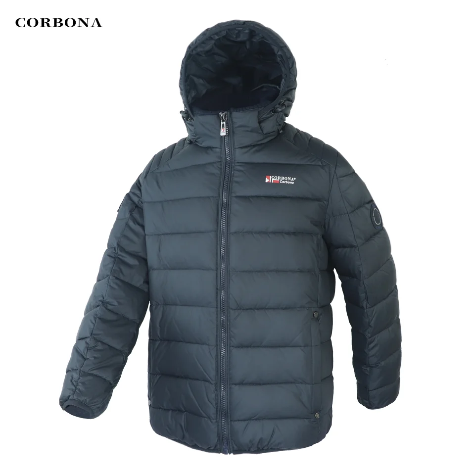 Top Trends: CORBONA 2024 New Arrival Mens Winter Coat Oversize Windproof Male Long Jacket Business Casual High Quality Cotton Hooded Parka Shoppable Styles