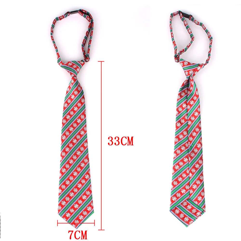 Top Trends: Christmas Ties Casual Skinny Necktie For Boys Girls Neck Tie Snowflake Necktie For Children Shirt Neck Wear For Men Women Shoppable Styles - Image 3