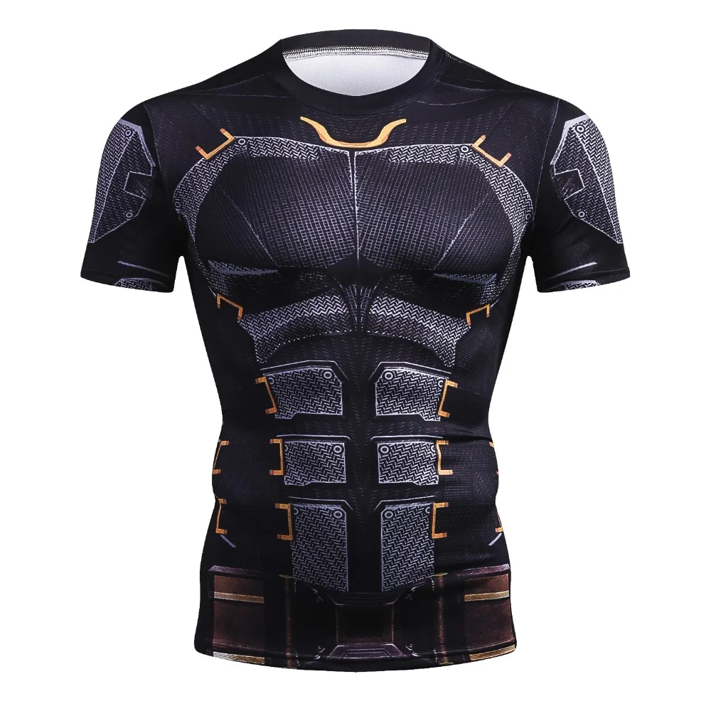 Top Trends: New Summer Fashion Compression T-Shirt Men 3D Printed Comics School Men T Shirt Short Sleeve Brand Shirt Cosplay Tops Tees Shoppable Styles