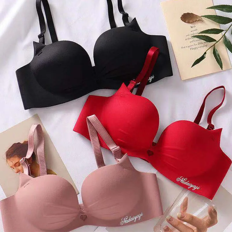 Top Trends: Sexy Hollow Out Bras For Women Lingerie Seamless Wireless Push Up Bra Bralette Comfortable Brassiere Female Underwear Intimates Shoppable Styles