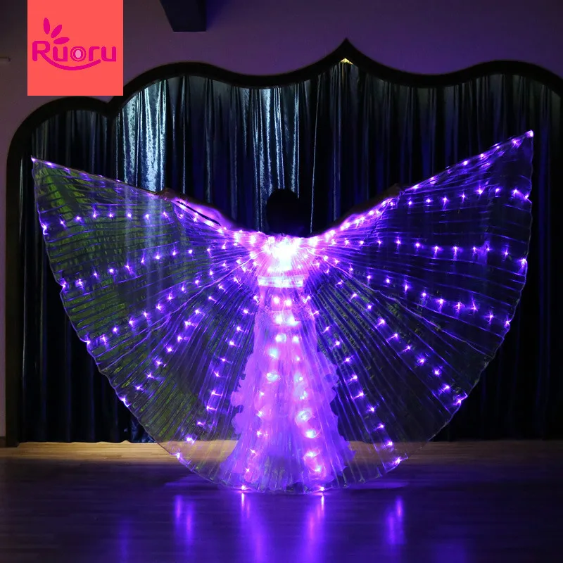 Top Trends: Ruoru Alas Angle Led Wings Adult Led Glowing Costume Christmas Led Light Luminous Costumes Party Show Isis Wings Dancewear Shoppable Styles - Image 5