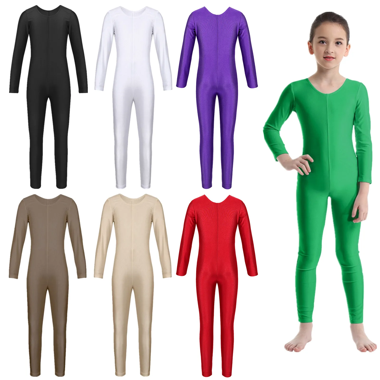 Top Trends: Kids Girls Ballet Leotards Costume Long Sleeve Ballet Dance Gymnastics Leotard Jumpsuit Unitard Dance Training Performance Wear Shoppable Styles