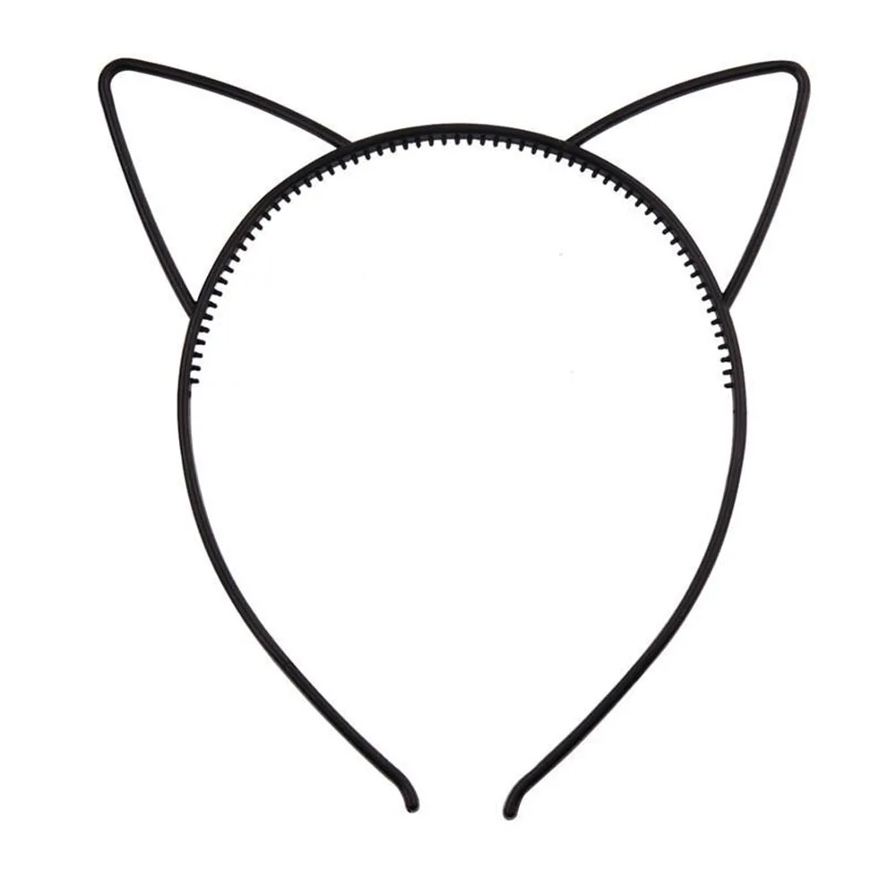 Top Trends: Kids Black Cat Ears Head Bands Fashion Lady Girl Hairband Sexy Self Headband Baby Birthday Party Hair Accessories For Women Hoop Shoppable Styles