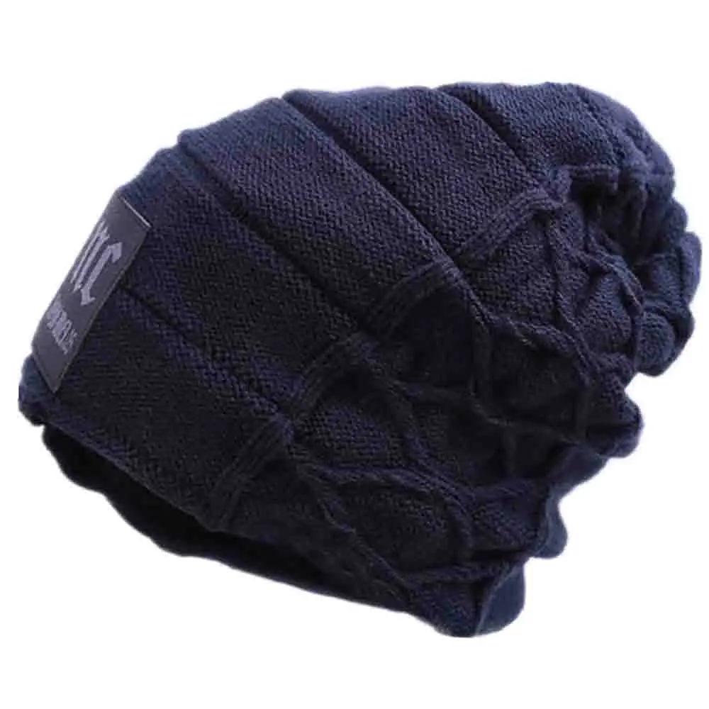 Top Trends: Winter Warm Skullies Beanies Fashion Letter Knitted Women Hat Neck Collar Outdoor Adult Men Casual Soft Wool Bonnet Shoppable Styles - Image 2