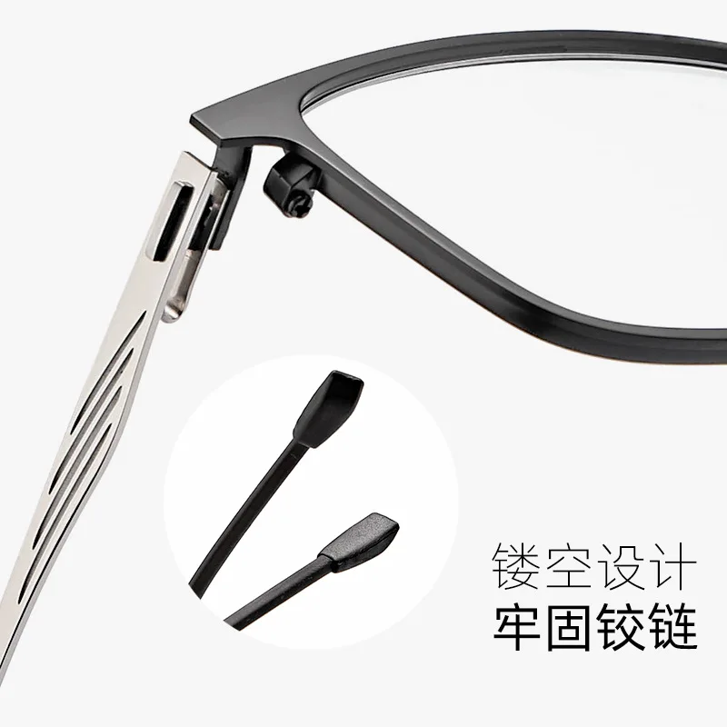 Top Trends: 2021 New Anti Blue Light Reading Glasses Men Woman High Quality Metal Frame Business Presbyopia Eyewear Computer Gaming Glasses Shoppable Styles - Image 3