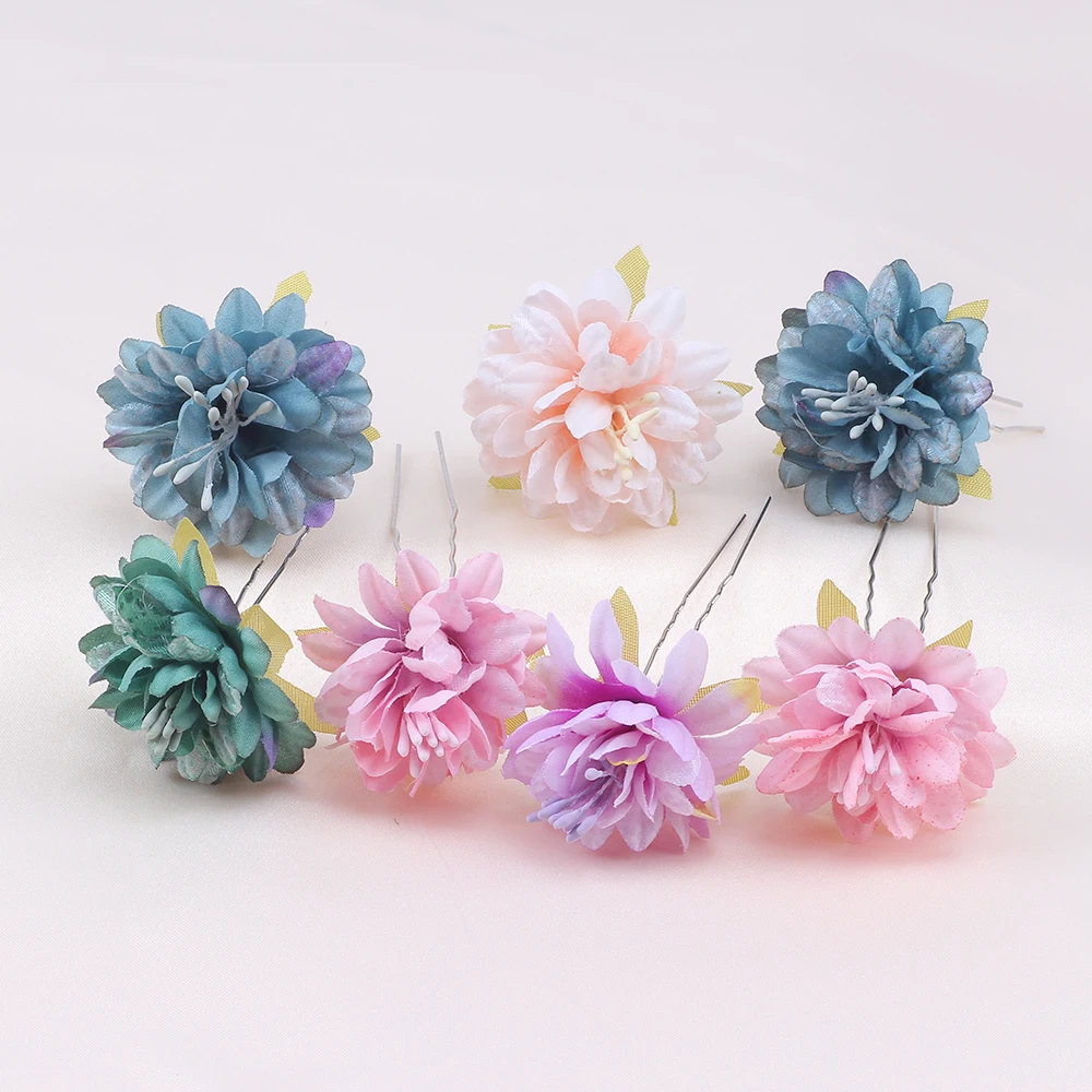 Top Trends: Wedding Bridal Prom Flower Hair Clips Pins Party Bridal Hair Pins Clips Bridesmaid Flower Barrettes Hair Accessories Shoppable Styles