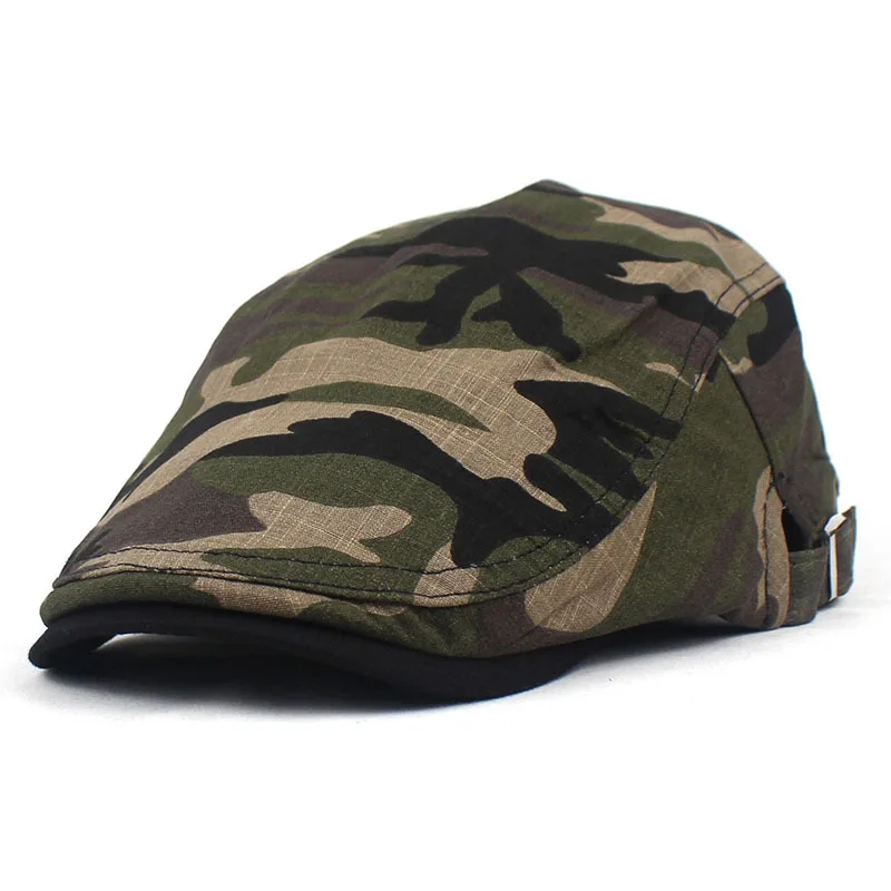 Top Trends: Summer Camouflage Newsboy Caps Men Cotton Flat Peaked Cap Women Painter Beret Hats 05 Shoppable Styles