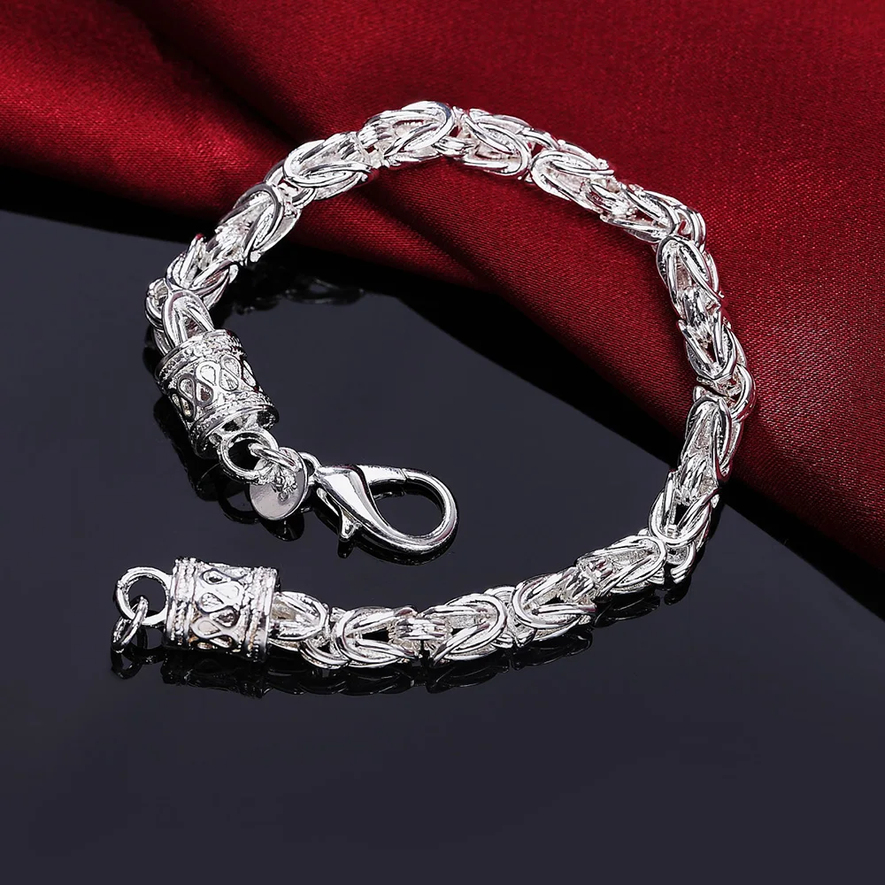 Top Trends: High Quality 925 Sterling Silver Bracelet For Woman Man Luxury Wedding Party Christmas Gifts Fashion Fine Jewelry Temperament Shoppable Styles