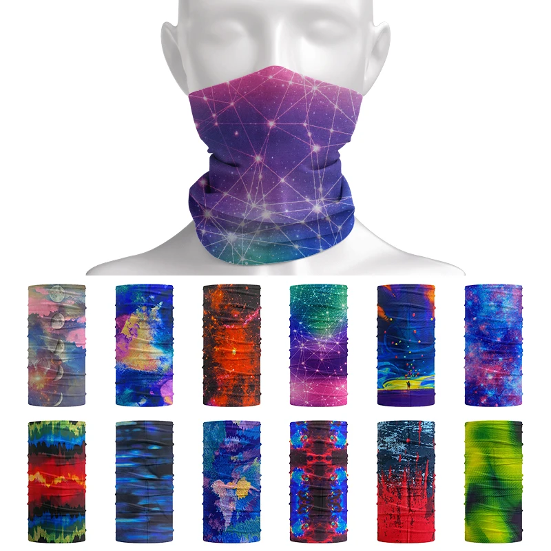 Top Trends: Seamless Balaclava Magic Scarf Face Cover Starry Sky Headscarf Bandana Shield Headband Men Women Cycling Ski Neck Warmer Gaiter Shoppable Styles