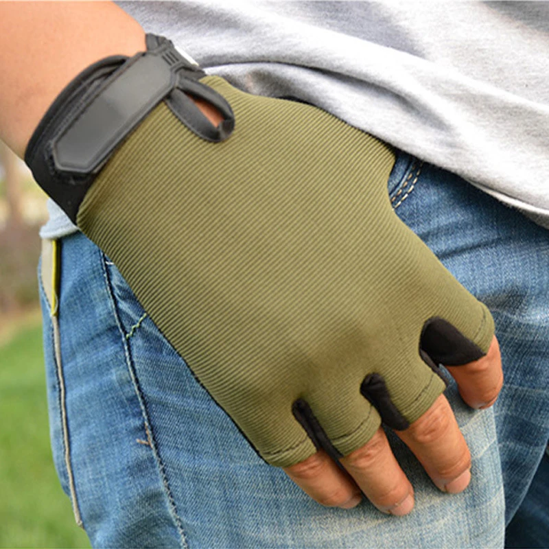 Top Trends: Summer Outdoor Cycling Men Gloves Light Fullfinger Motorcycle Fingerless Fishing Breathable Non-Slip Sport Women Tactical Gloves Shoppable Styles - Image 4