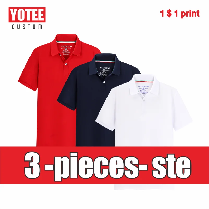 Top Trends: YOTEE New Summer Simple Solid Color Polo Shirt 3 Pieces Sold Together At A Lower Price Trend Short-Sleeved Lapel Top Shoppable Styles