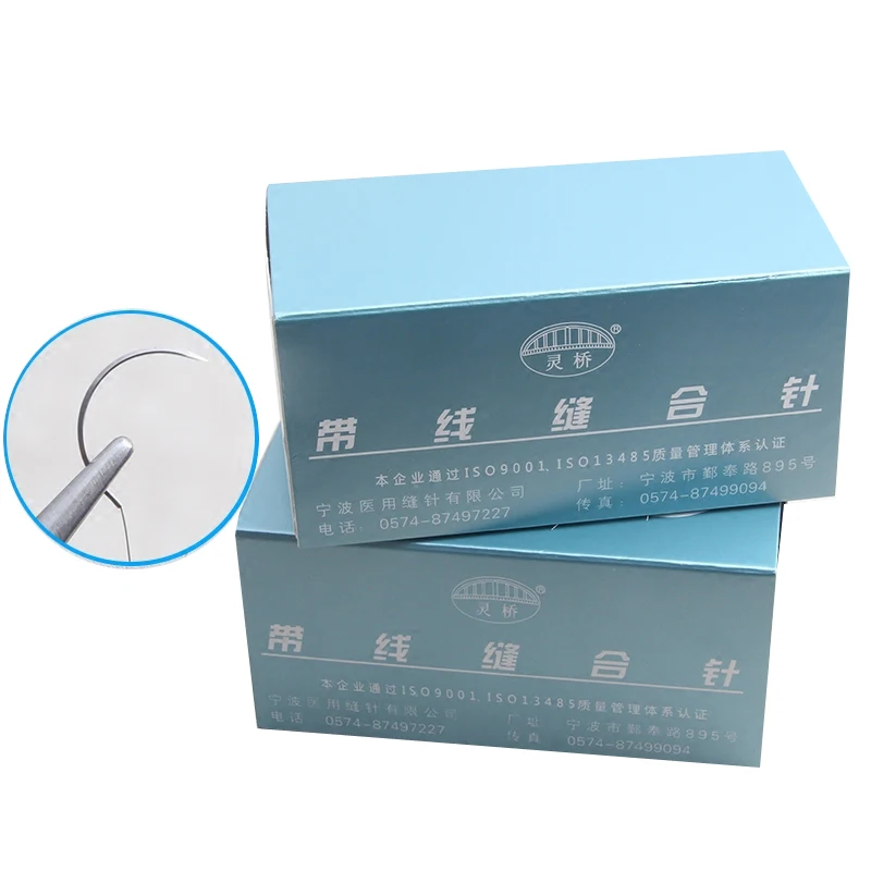 Top Trends: Surgical Round Suture Needle Surgery Tool Microsurgery Nylon Monofilament Wire Round Harmless Needle Surgical Instrument 10pcs Shoppable Styles