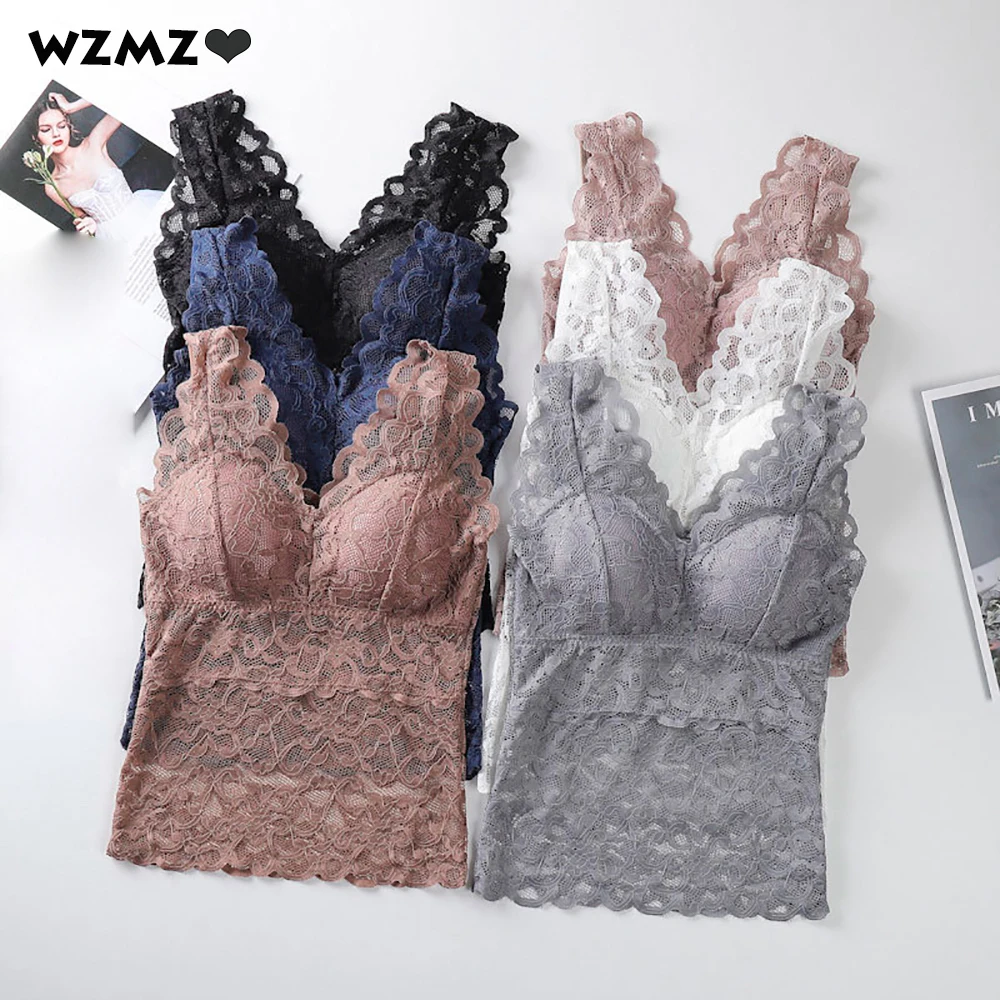 Top Trends: Women Summer Crop Top Woman Seamless T-shirt Sexy Lace Top Female Beauty Back Push Up Padded Camisole Women's Tank Top Plus Size Shoppable Styles