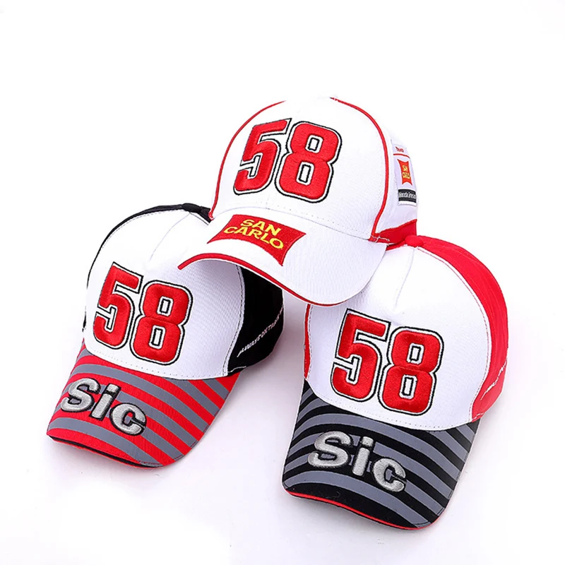 Top Trends: New Fashion Men Women Baseball Cap GP Motorcycle Racing Snapback 58 Marco Simoncelli Moto Racer Hip Hop Caps Dad Hat EP0039 Shoppable Styles