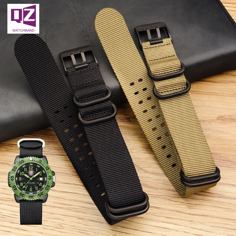 Top Trends: Nylon Watch Strap 22mm 23mm For Luminox 3051 3080 3150 8800 Watch Band Sport Mans Nato Strap Watches Bracelet Long Watchbands Shoppable Styles