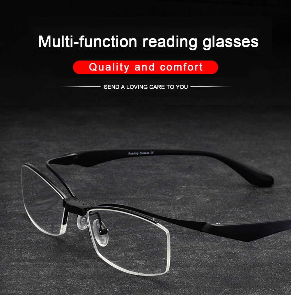 Top Trends: TR90 Mens Readers Reading Glasses Women Metal Presbyopic Magnifying Glasses Magnifier Eyewear Flexible Shoppable Styles