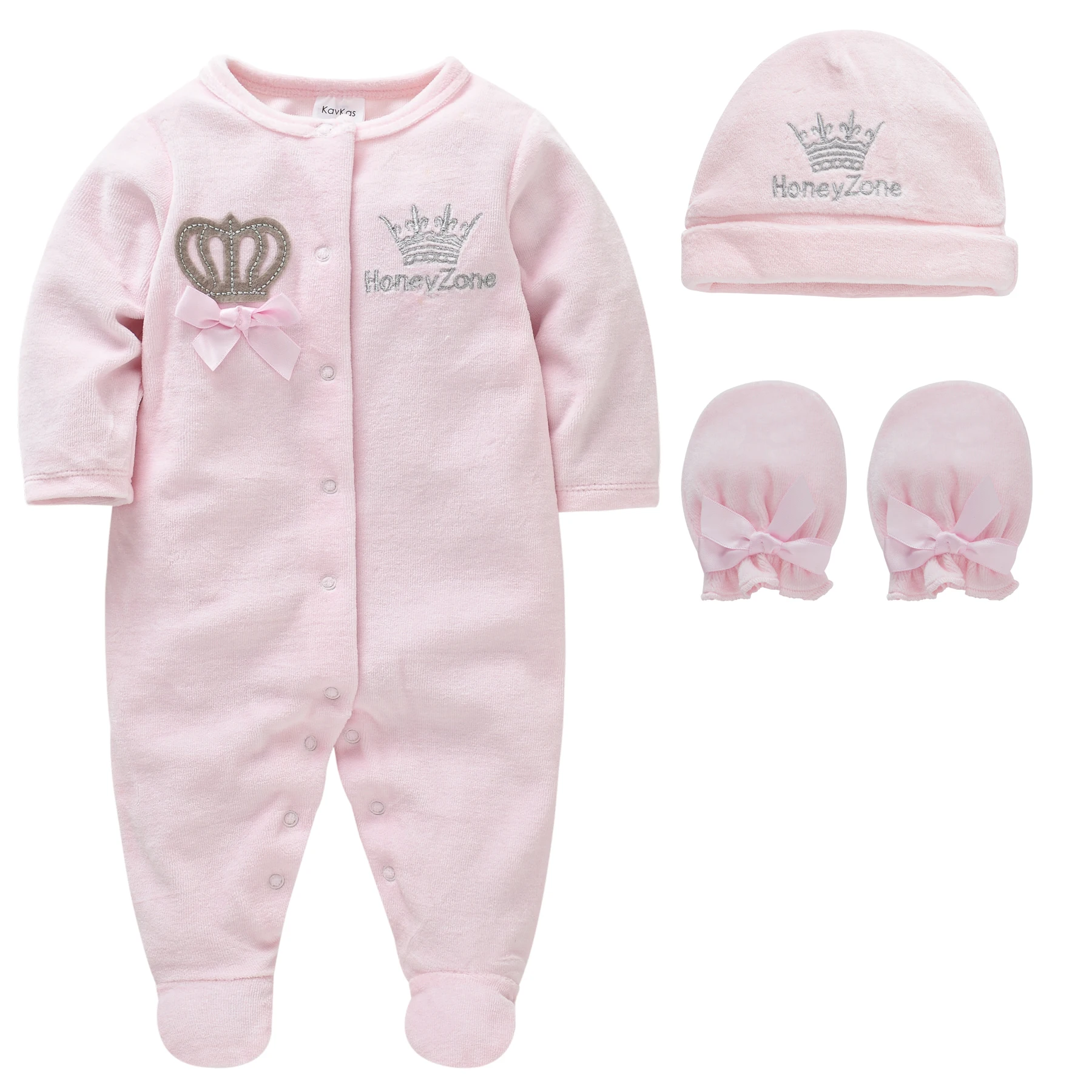 Top Trends: Baby Girl Clothes Set Boy Pijamas Bebe Fille With Hats Gloves Cotton Breathable Soft Ropa Bebe Newborn Sleepers Baby Pjiamas Shoppable Styles