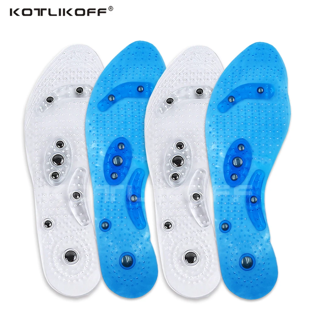 Top Trends: KOTLIKOFF Magnetic Therapy Slimming Insoles Foot Patch Cushion Shoe Insole Gel Pad Acupressure Slimming Insoles Foot Care Insert Shoppable Styles